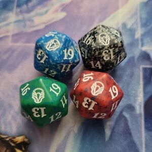 Spindown Dice Magic the Gathering Set of 4 - Dominaria
